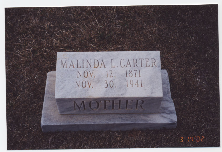 Malinda Carter 1871 - 1941