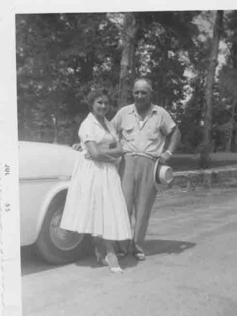 This is great uncle Virgil Ray Carter and his neice, Virginia Carter (Kite) taken in Crystal Springs abt 1950