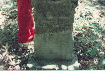 Julia Crocker's tombstone