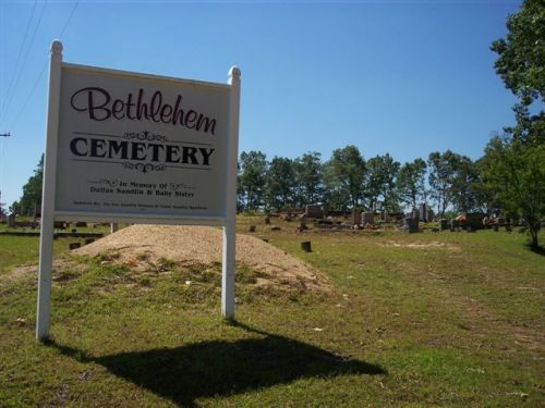 Bethlehem cemetery sign & graves