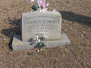 Nancy J. Swan tombstone