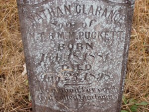 Nathan Clarance Puckett tombstone