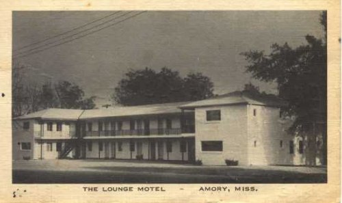 postcard of Lounge Motel