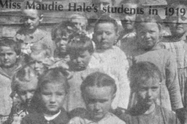 Miss Hale's Class in 1919