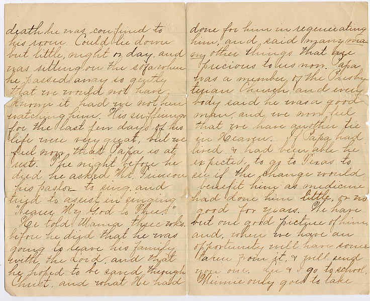 Thomasson letter Pages 2 and 3
