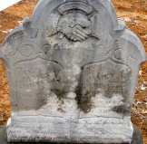 Grave marker of James V. and James A. Johnston,  Johnson Cemetery, Pontotoc County, Mississippi
