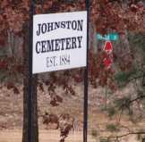 Johnson Cemetery Entrance Pontotoc County Mississippi