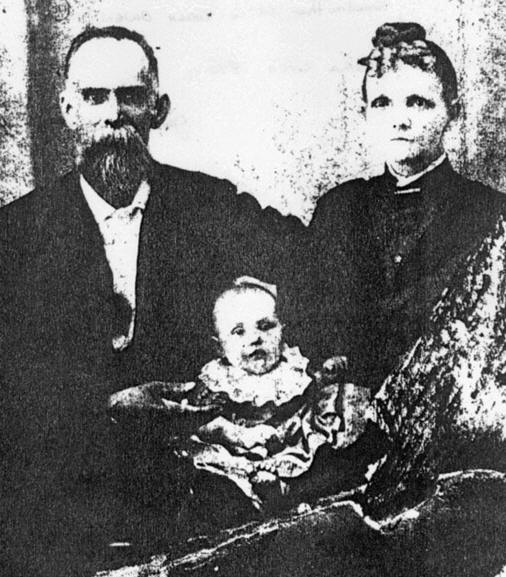 Joe P. Owen, Julia Ann Bright, and Della Owen