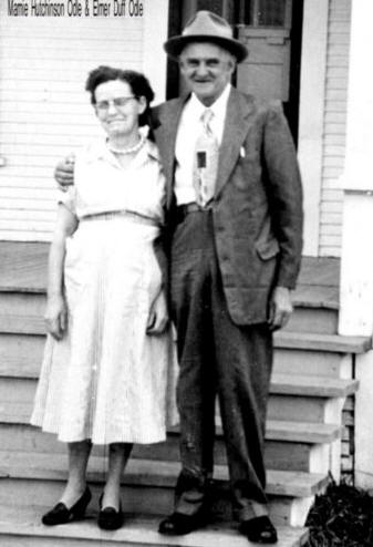 Mamie Hutchinson and Elmer Odle